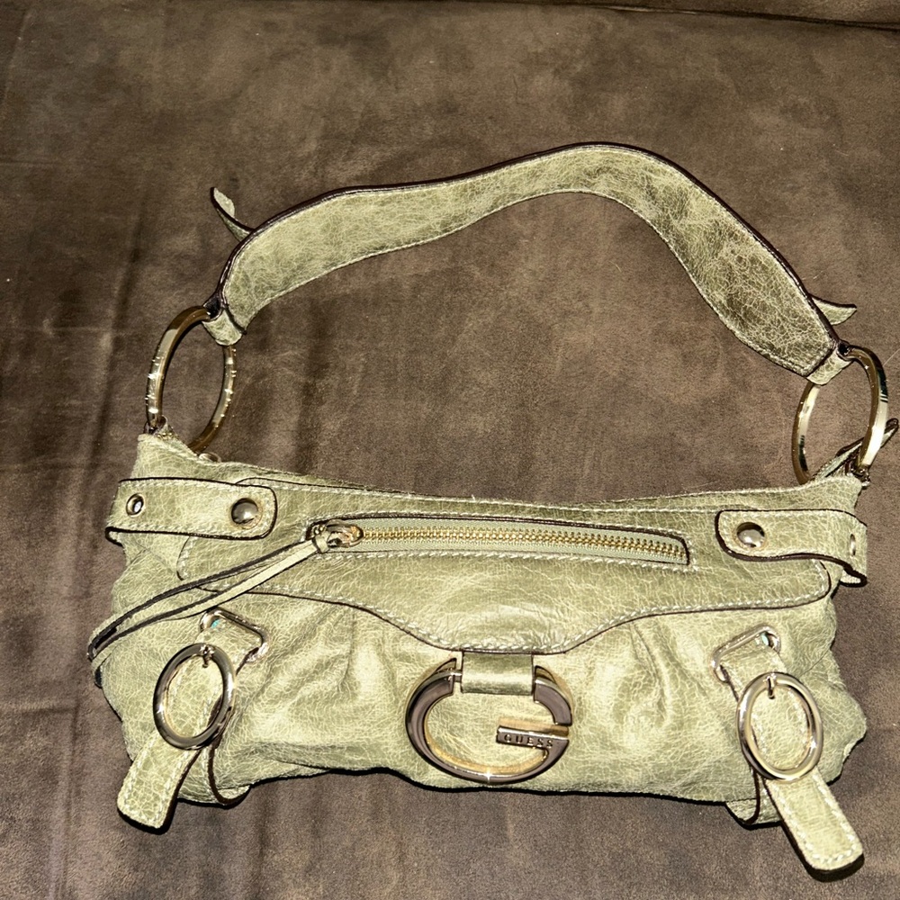 Guess green shoulder bag brand new